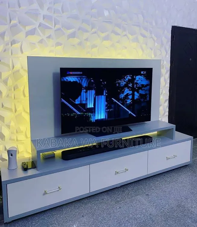 Anikaa Led Light/ Tv Unit Wall /Mounted Tv /Unit Wall Tv Stand
/