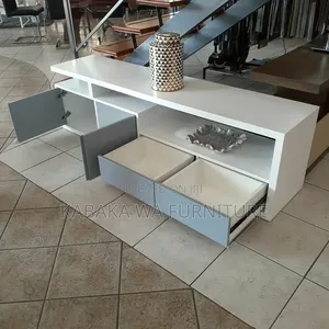 Tv Stand for Up to 75" TVS With /Solid Wood /Entertainmenttv Stand/