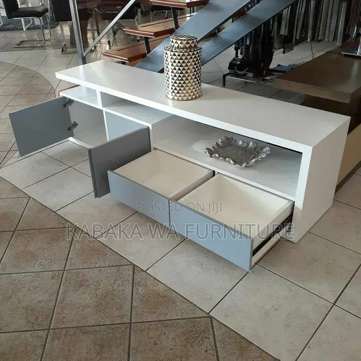 Tv Stand for Up to 75" TVS With /Solid Wood /Entertainmenttv Stand/