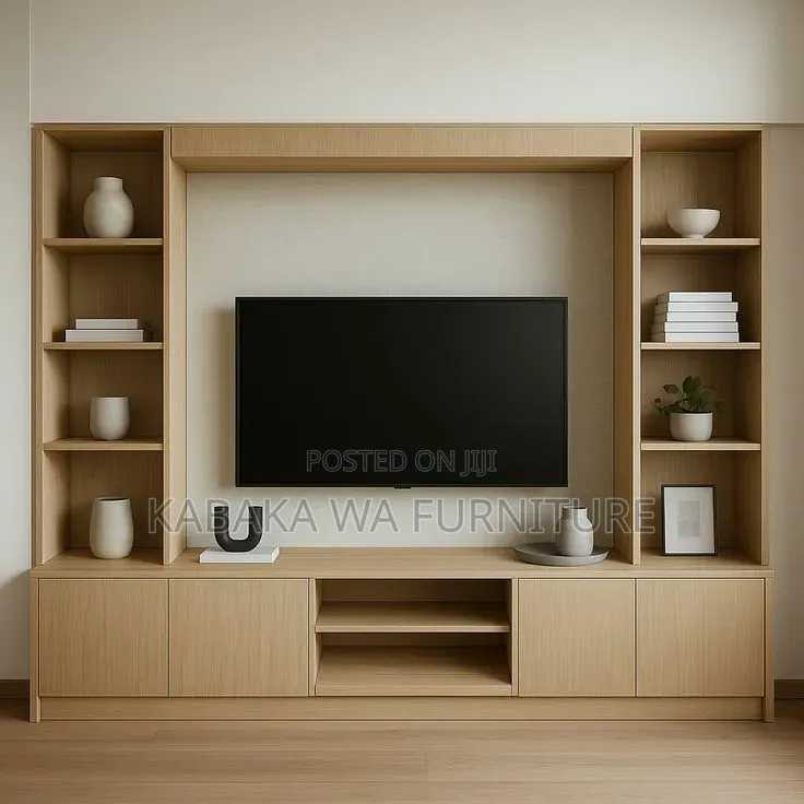 Cassia Tv Unit | 50 Inch Tv | Walnut and /Frosty Whitetv Unit