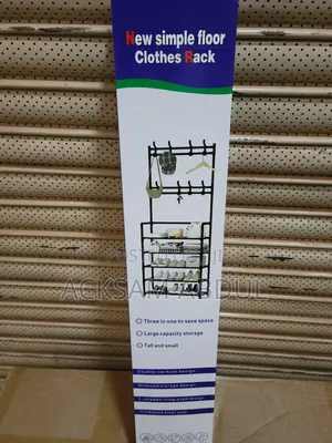 New Simple Floor Clothes Shoes Rack