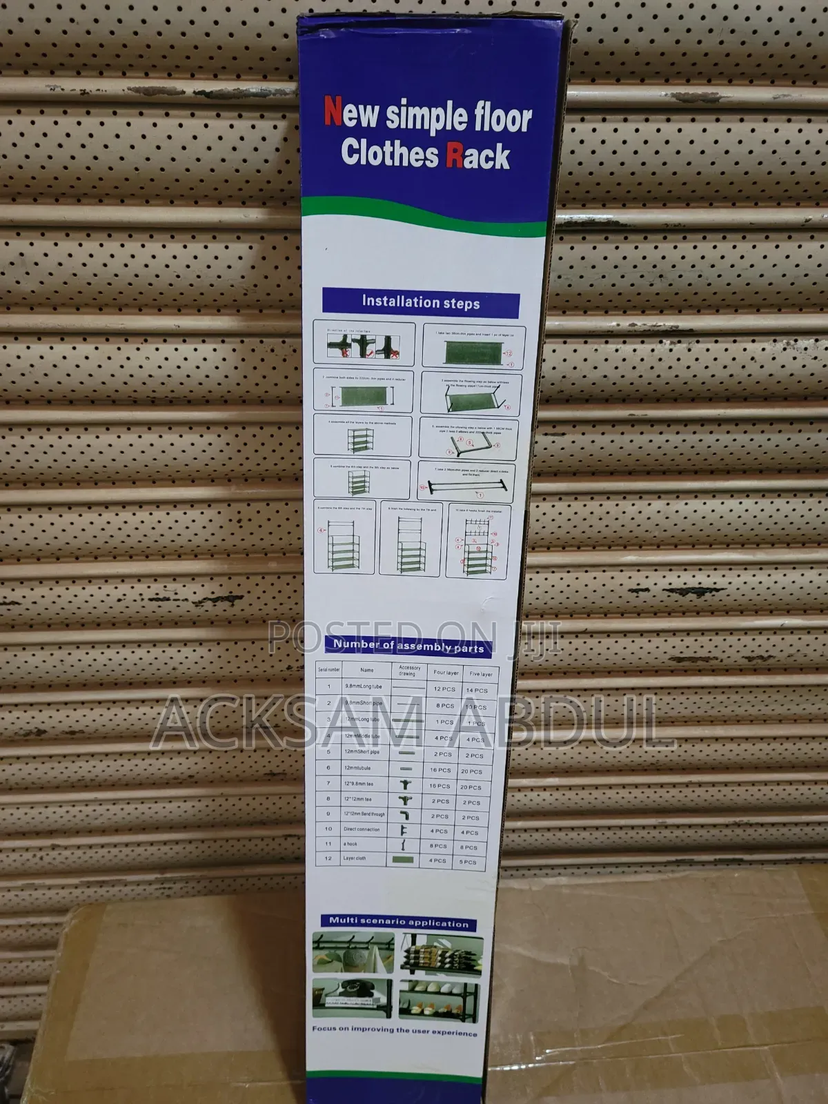 New Simple Floor Clothes Shoes Rack