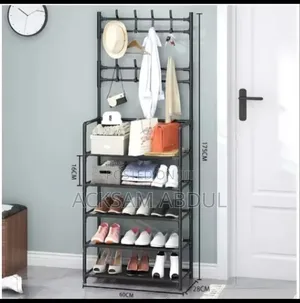 New Simple Floor Clothes Shoes Rack