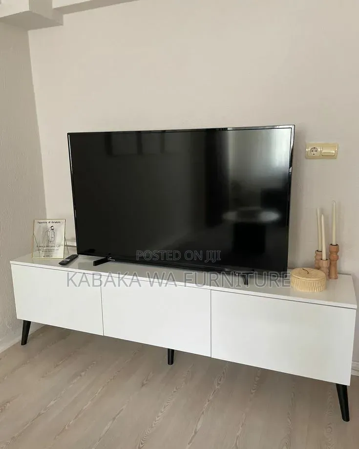 Wampat Glass Door Farmhouse /Tv Stand/ for TVS/Up to 75 Inchtv Stand