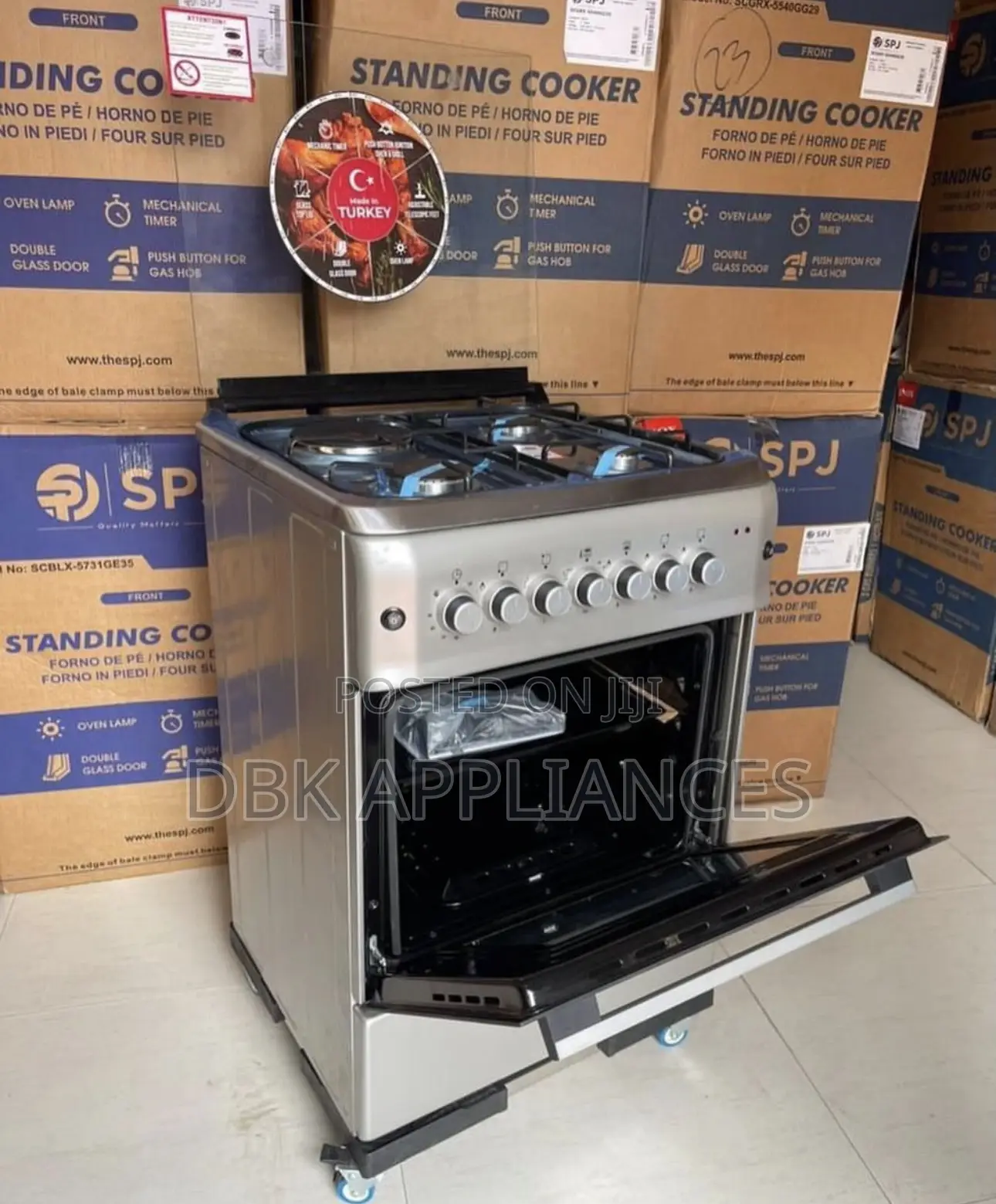 SPJ 3+1 Gas Electric Cookers (50*50)Cm Original