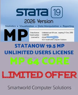 Statanow 19.5 Mp/Se Unlimited Users Perpetual License, Mega Discount