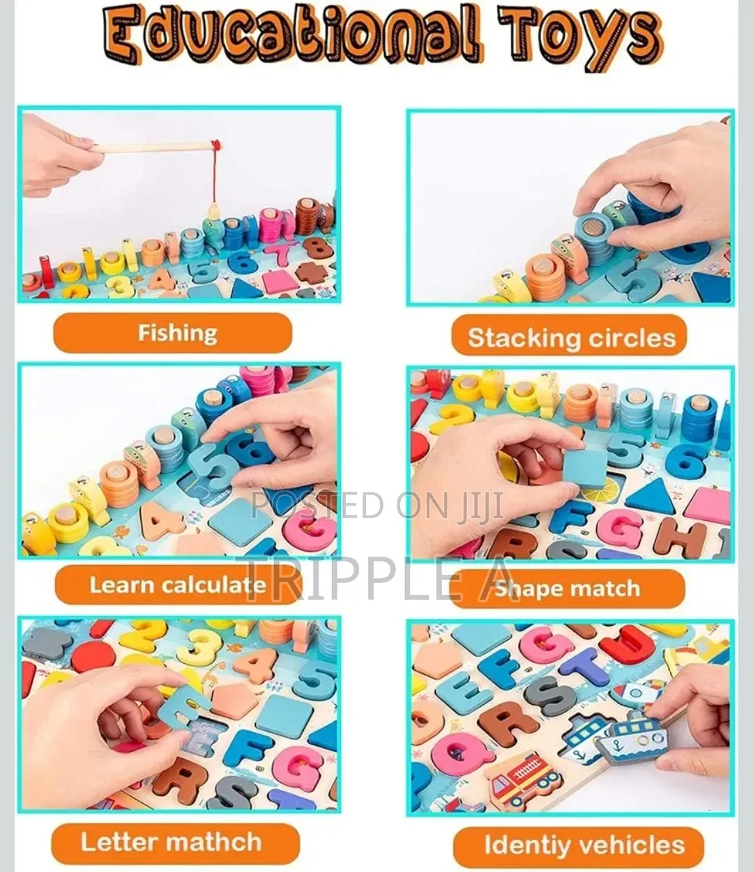 7 in 1 Montessori Kids Educative Puzzle