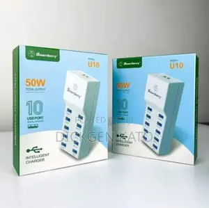 10 Port 50w Smartberry Usb 3.0 Power Hub