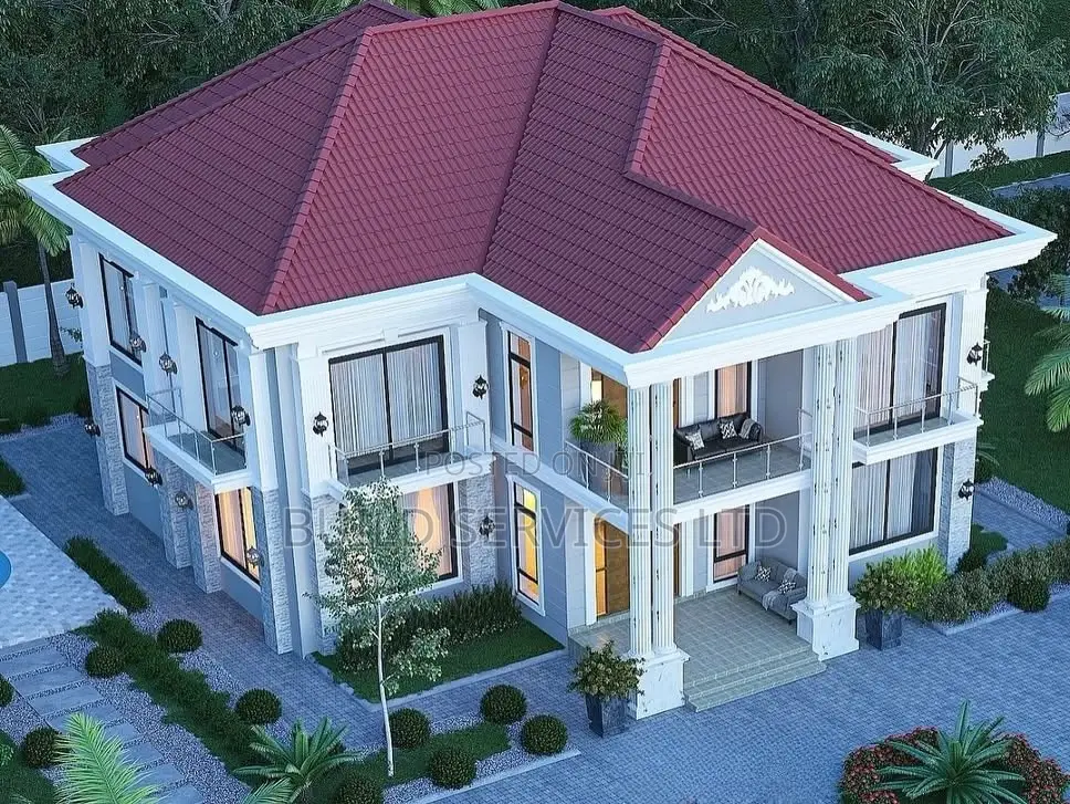5 Bed Rooms House Planning | Painting Services