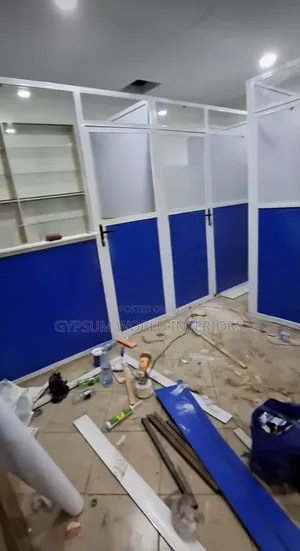 Clinic Aluminium Partitions and Glass and Board