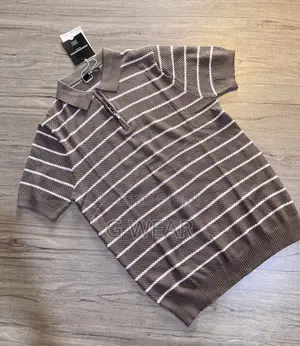 Stripped Knitted T-Shirts