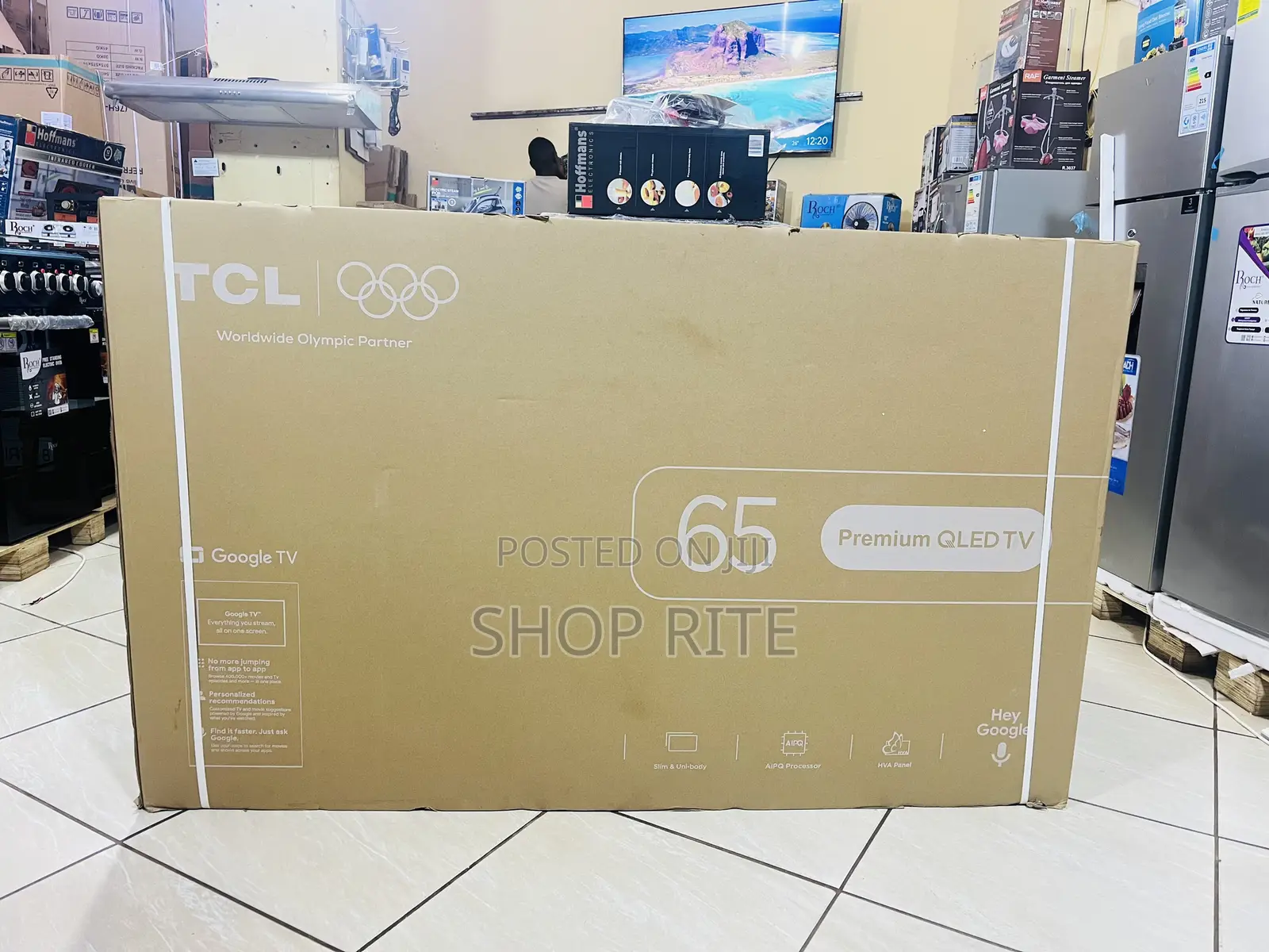 TCL 65 Inches Qled Premium New Smart Google Tv