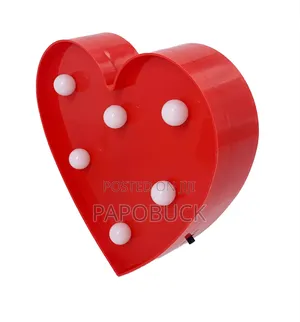 Heart Shaped Decorative Romantic Light