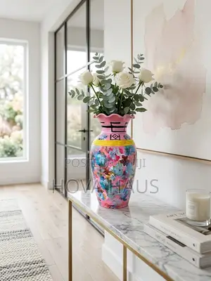 Floral Pink Vase