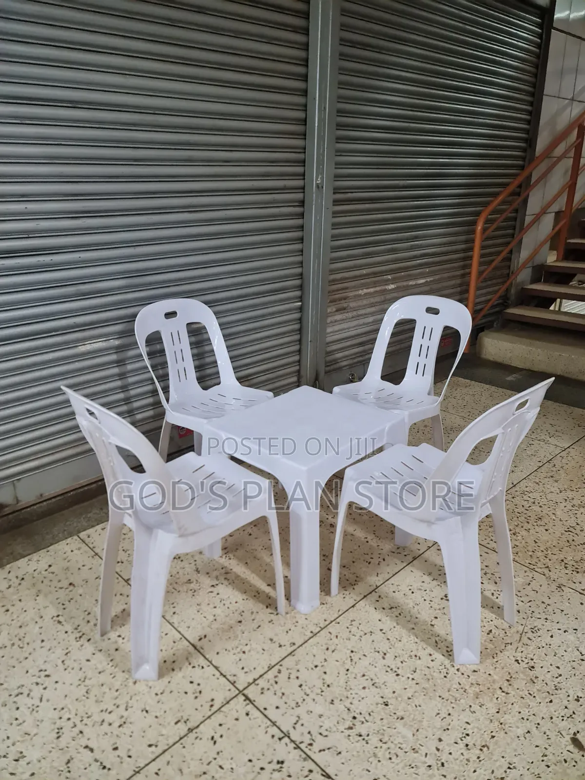 Ever Plastic Bar Chairs and Table Plastic Chairs and Table