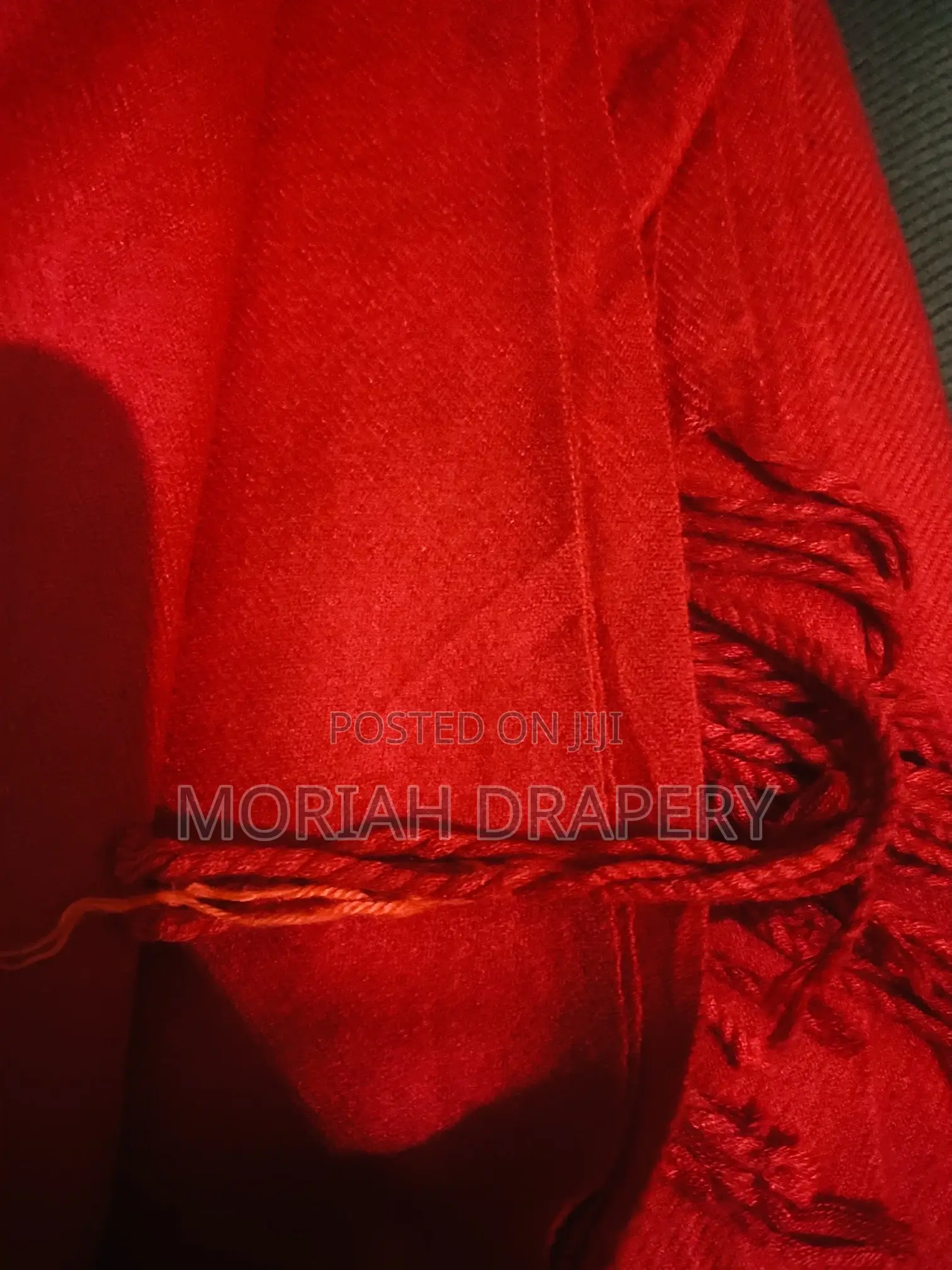 Plain Red Scarf