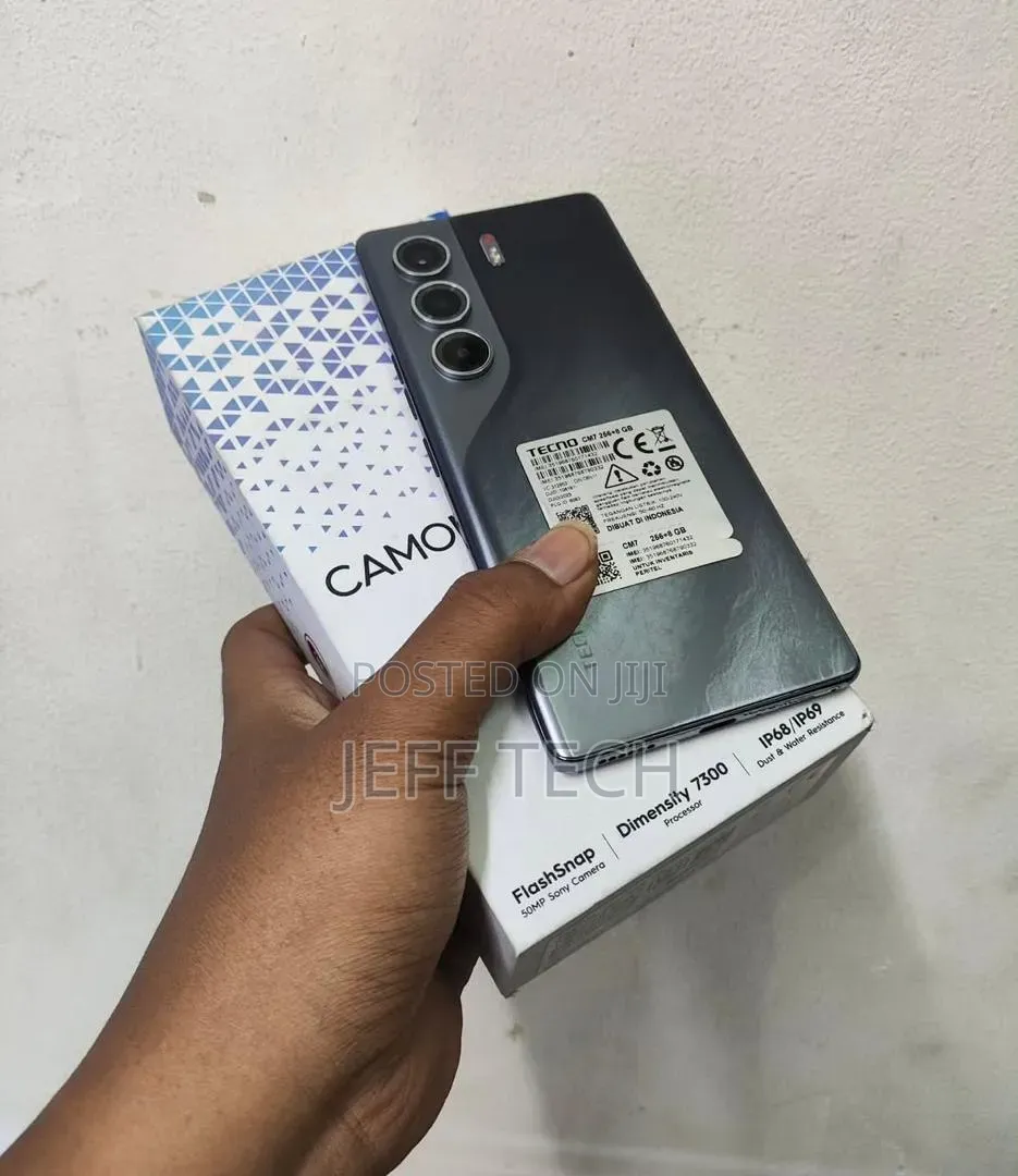 New Tecno Camon 40 Pro 5G 256 GB Black