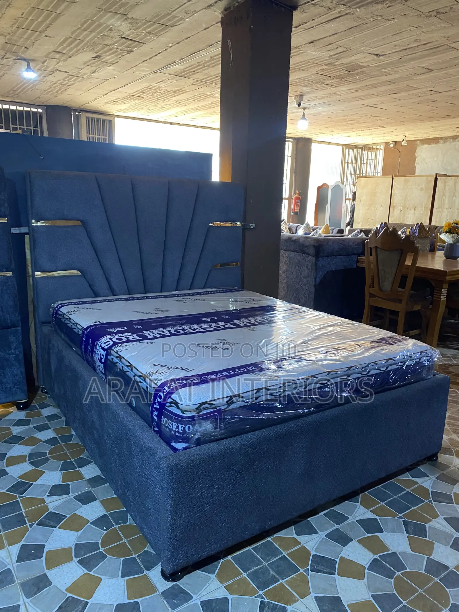 Beautiful Luxury Tufted Velvet Bed