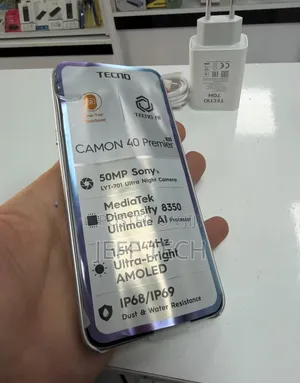 New Tecno Camon 40 Premier 256 GB White