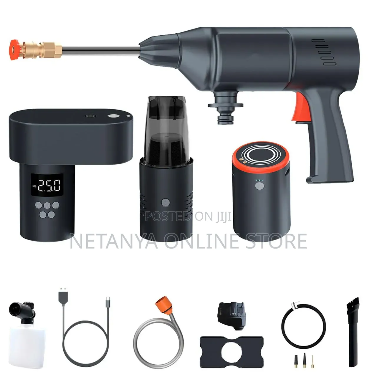 Auto Smart 4in1 Car Washer and Vacuum Cleaner Set