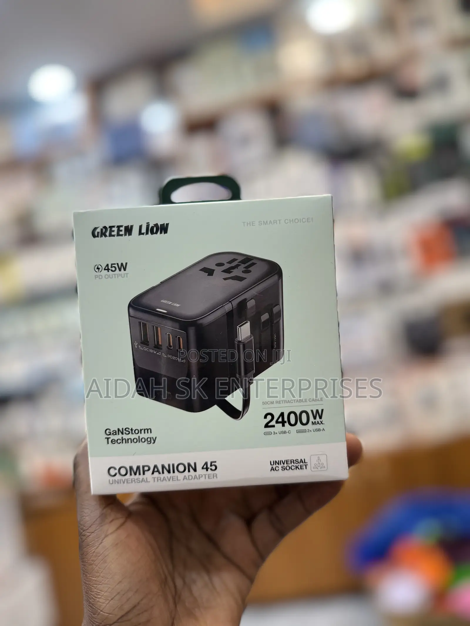 Green Lion Companion 45 Universal Travel Adapter