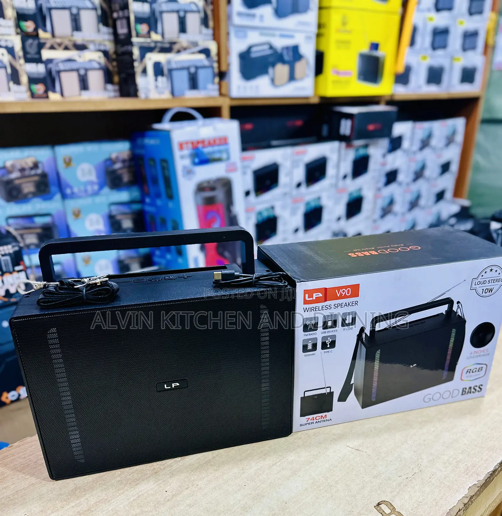 Portable Speaker With Radio