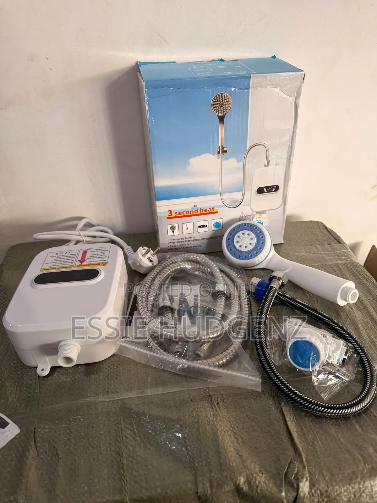 Instant Tankless Water Heater and Shower Head