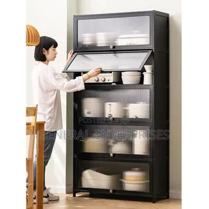 Five-tier Freestanding Kitchen Storage Cabinet Designed For Pantry