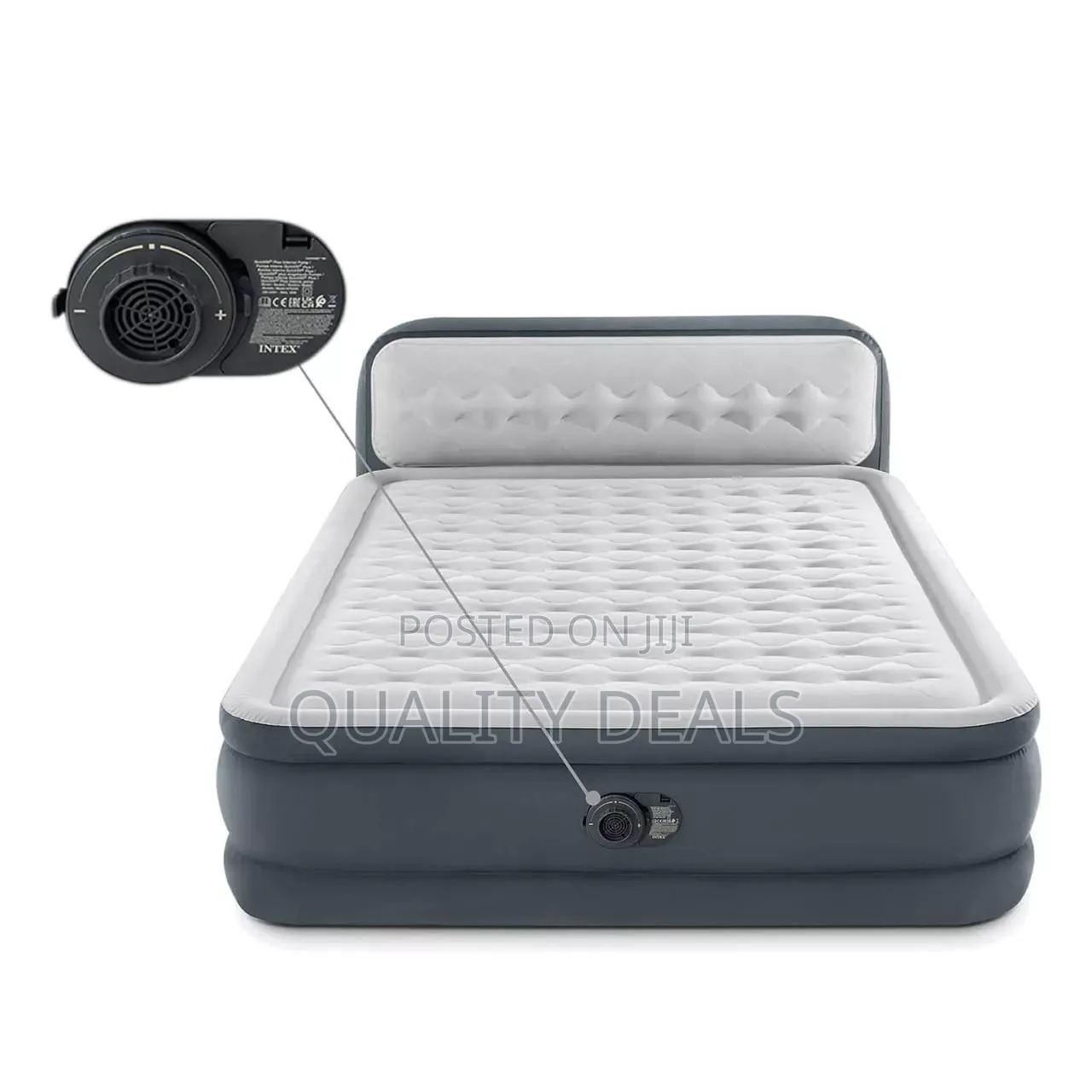 5*6 Intex Air Mattress With Head Board