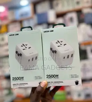 Green Lion Pd Universal Travel Adapter Featuring Multi-Port