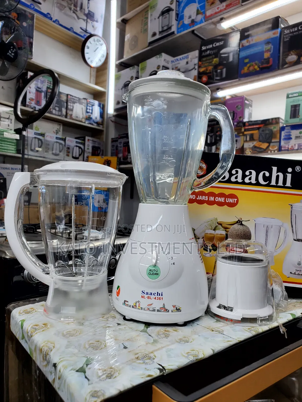 Electric Saachi Two Jars in One Unit Blender