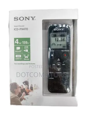Sony Icd-px470 Stereo Digital Voice Recorder