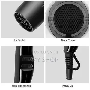 Hair Dryer Professional Fast Heating Hot and Cold + Free Set of Comb