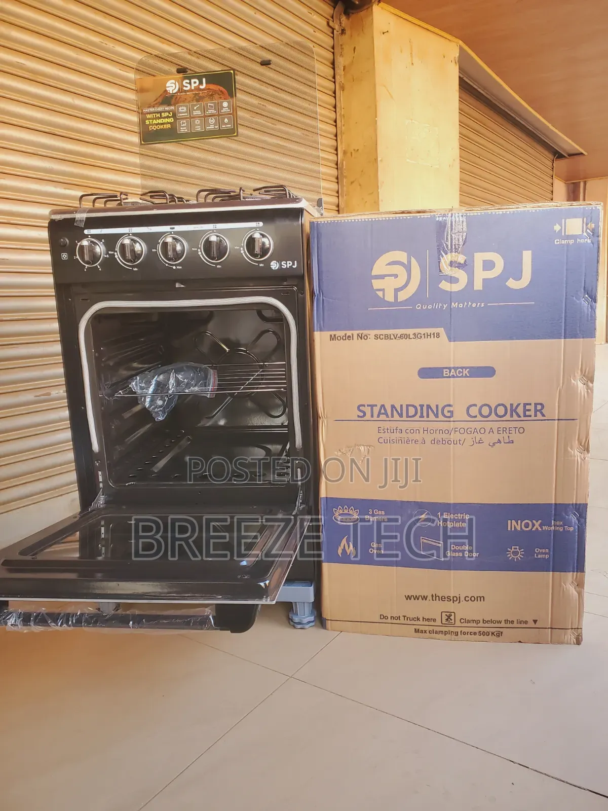 Spj Gas Cooker 3gas 1 Electric