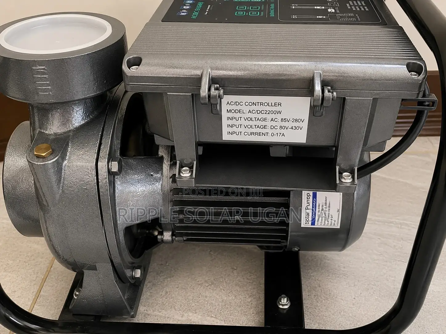 2200w Solar Surface Water Pump 19m Head 66000 L/H