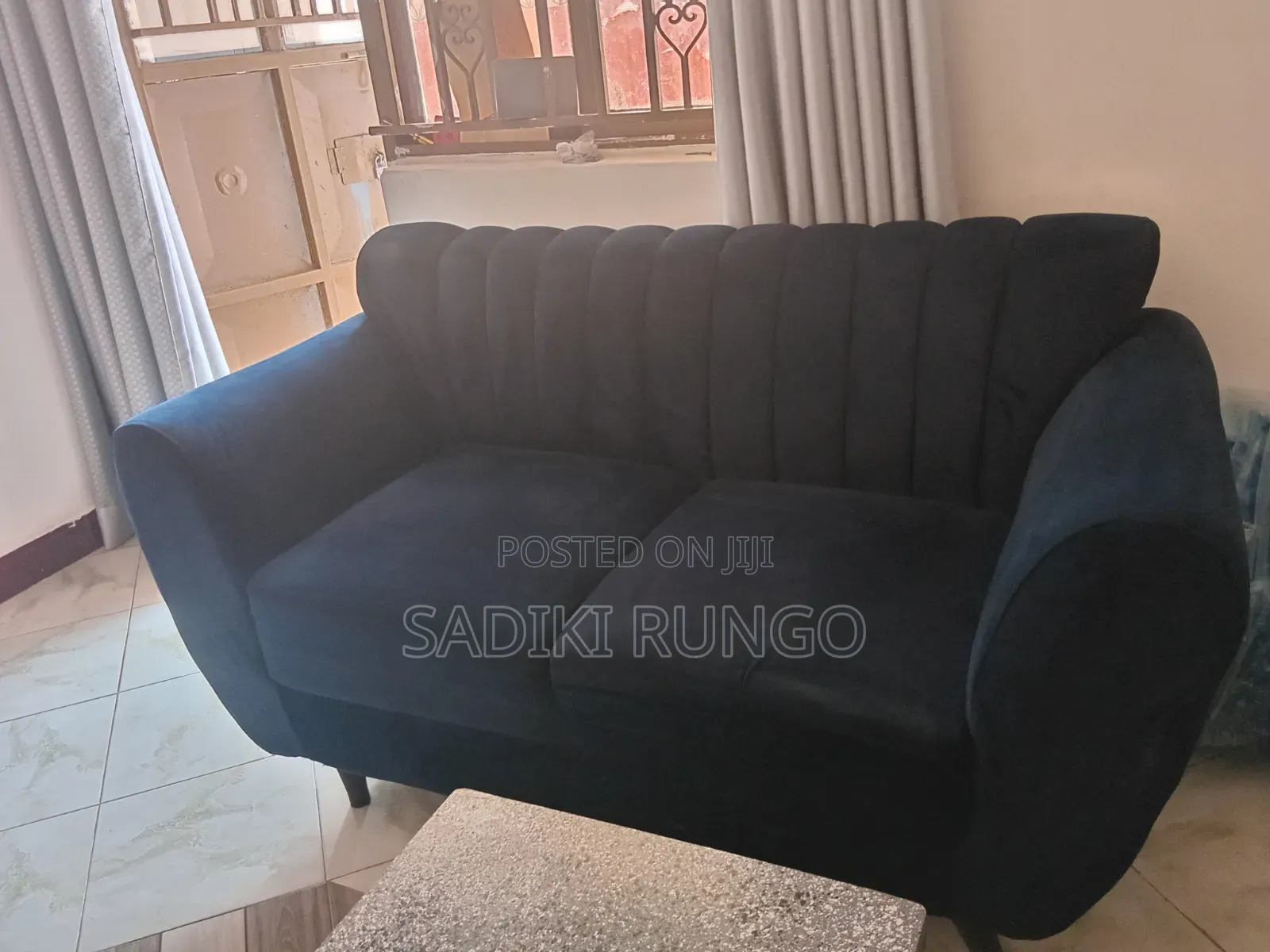 Furniture Blue Chairs and Table. The Blue Color of River Nile.