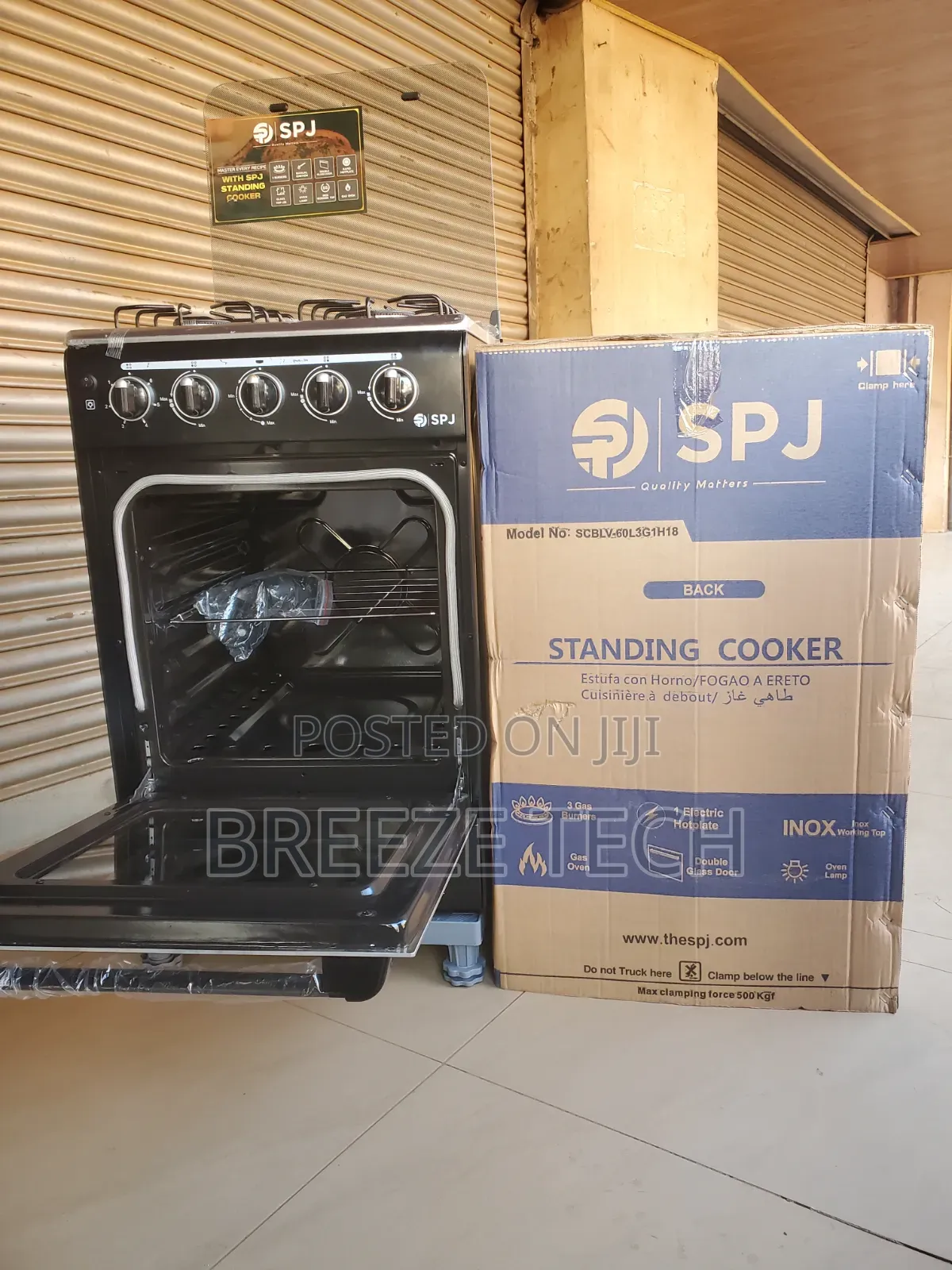 3+1 Gas Cooker Oven SPJ