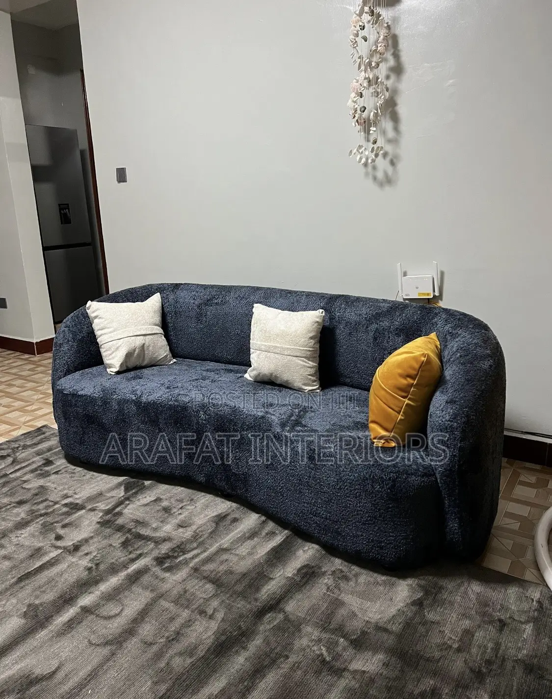Sky Velvet Cloud Sectional Set