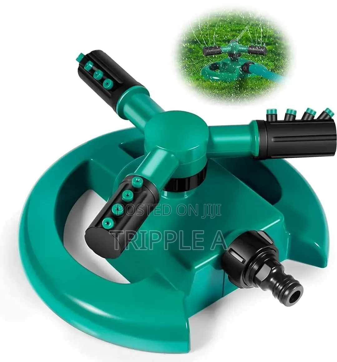 Automatic 360° Rotating Garden Sprinkler