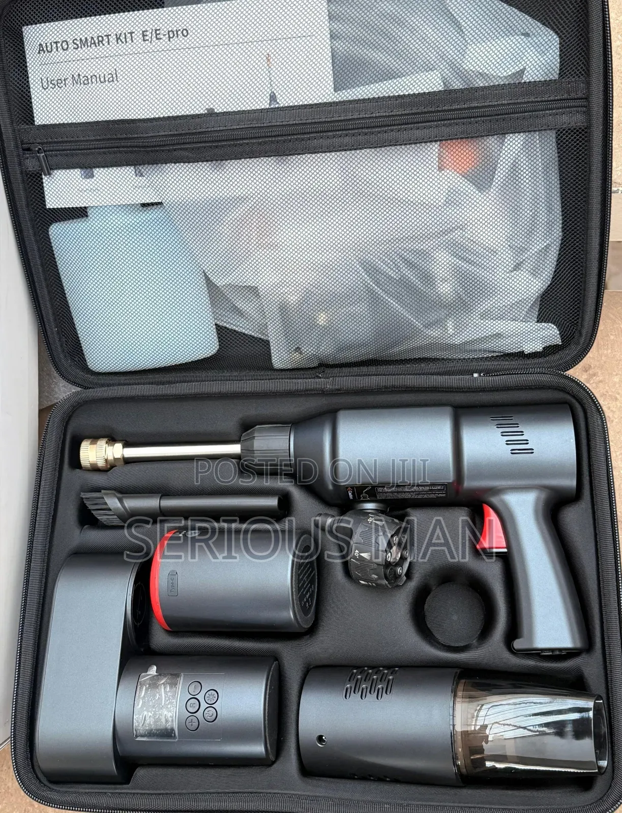 4-in-1 Car Care Kit, Featuring a Cordless Pressure Washer Gun