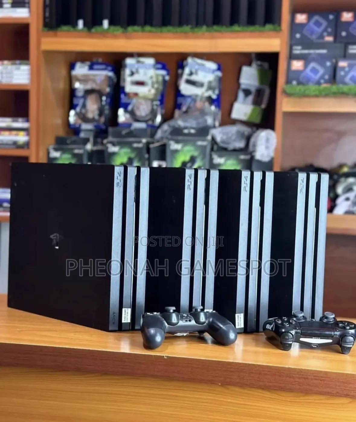 Playstation Ps4 Pro Smooth Gaming Console With 2 Pads and 30 Games
