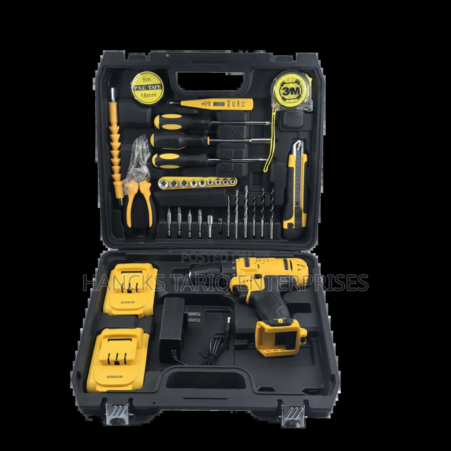 Professional Cordless Drill Home Tool Kit – 48-Piece Set