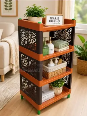 Plastic Kitchen Rack Trolley