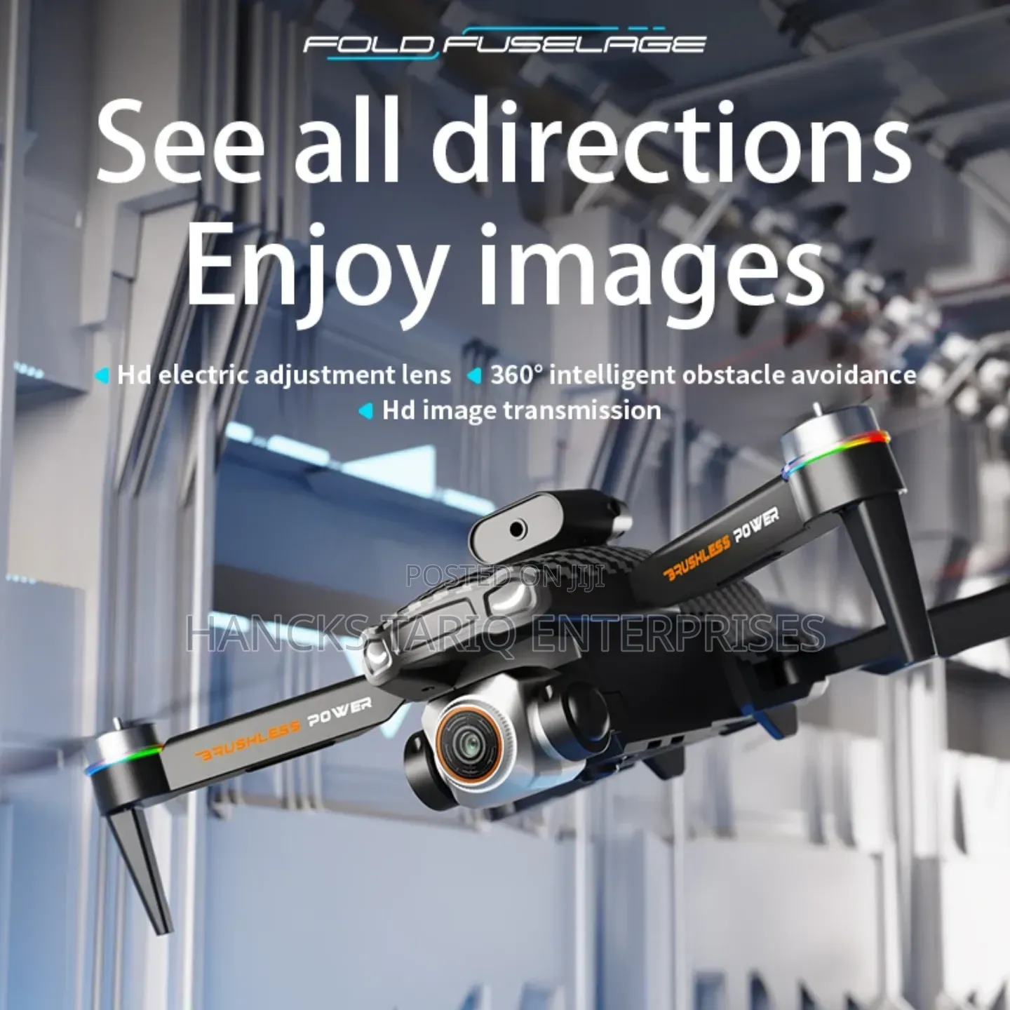 S9 Intelligent Aerial Drone – Brushless Power Obstacle Avoidance