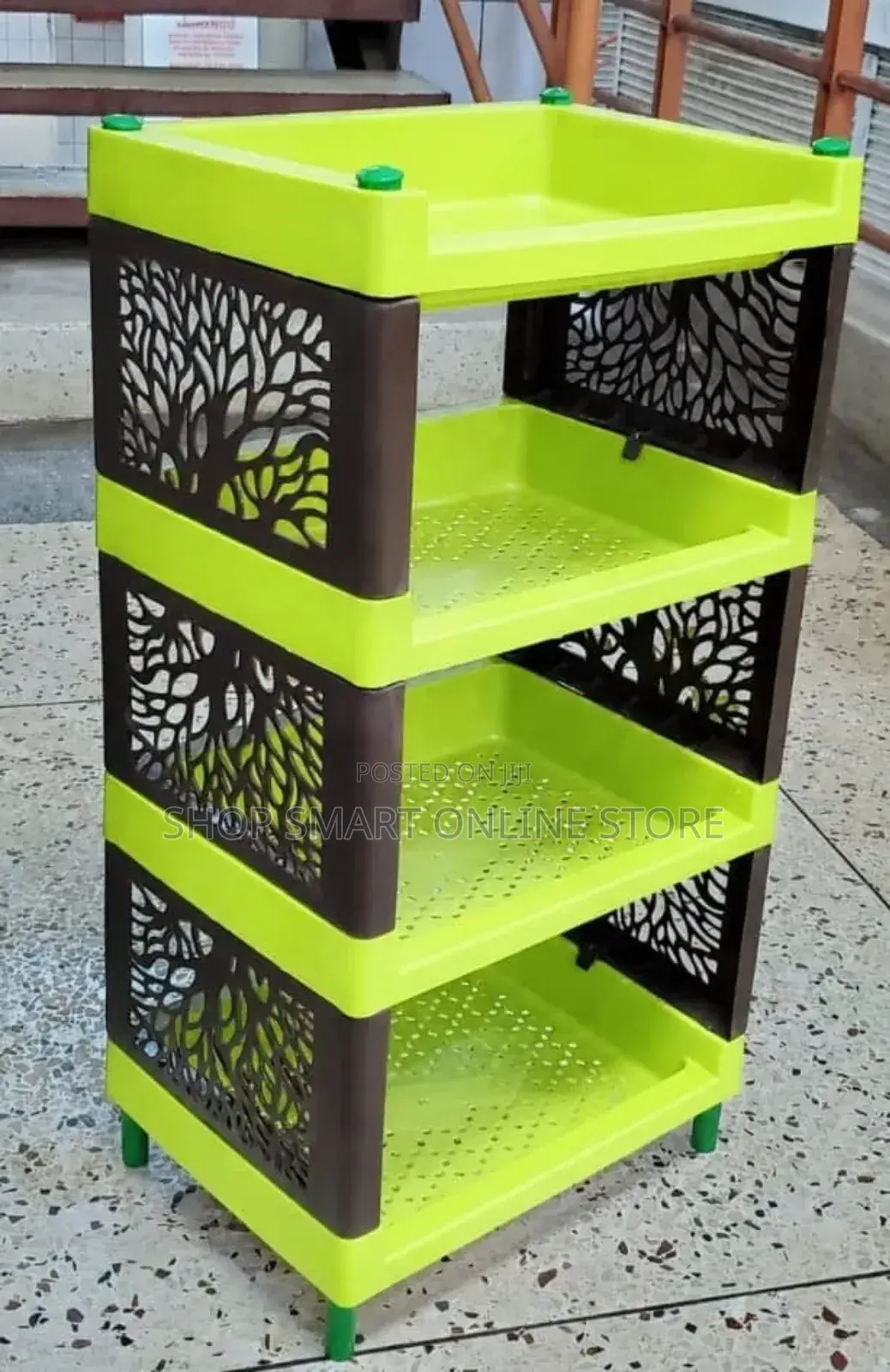 Plastic Kitchen Rack Trolley