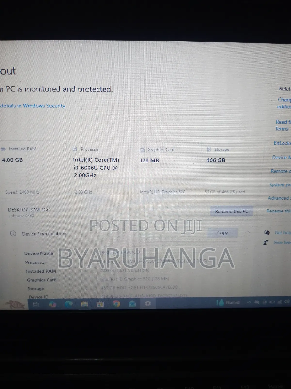 Laptop Dell Latitude 3380 4GB Intel Core i3 SSD 512GB