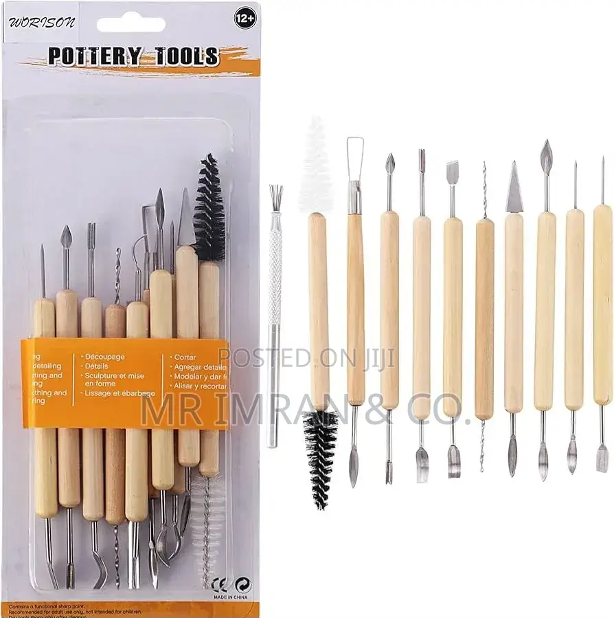 11-Piece Worison Pottery Tool Set