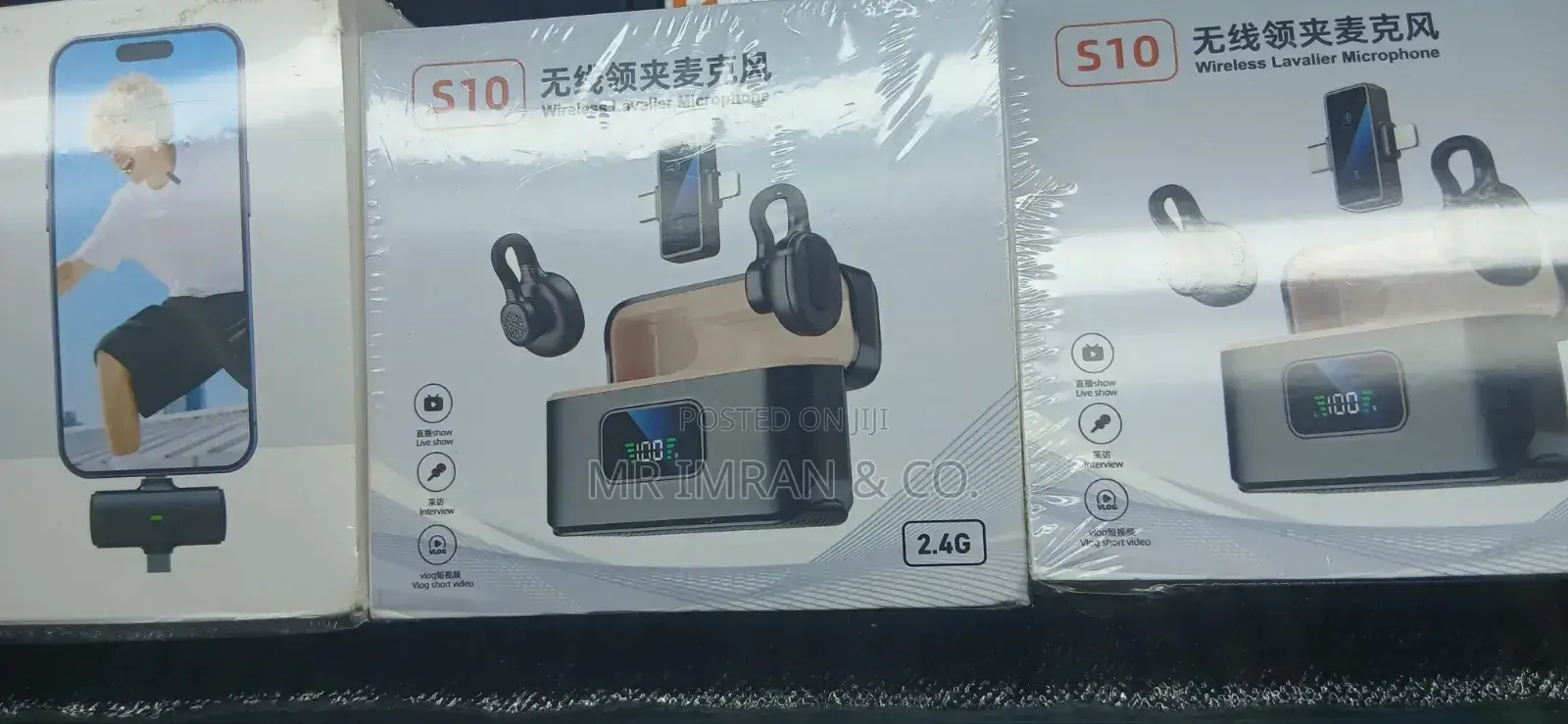 S10 Wireless Lavalier Microphone Set