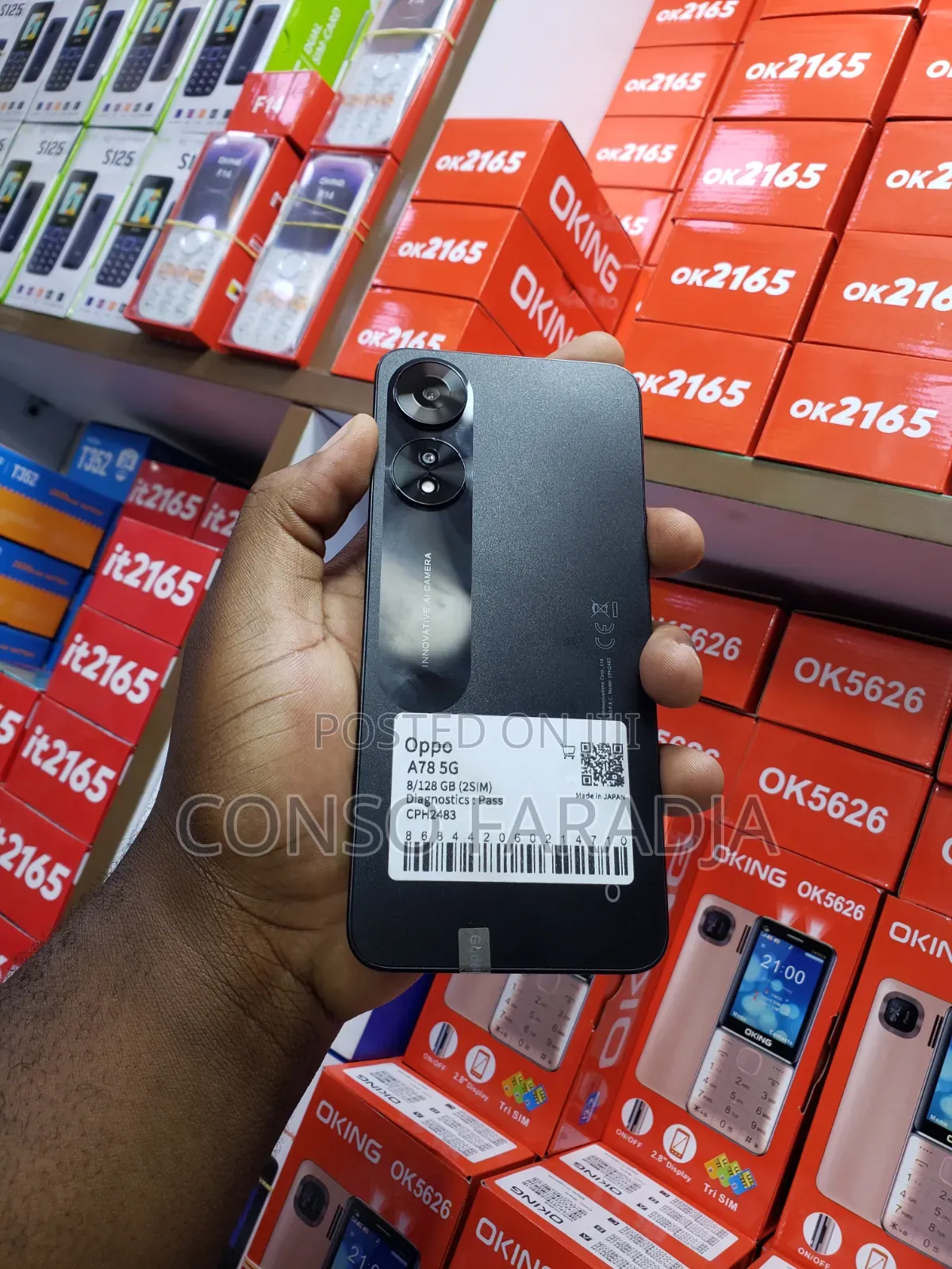 Oppo A78 5G 128 GB Black