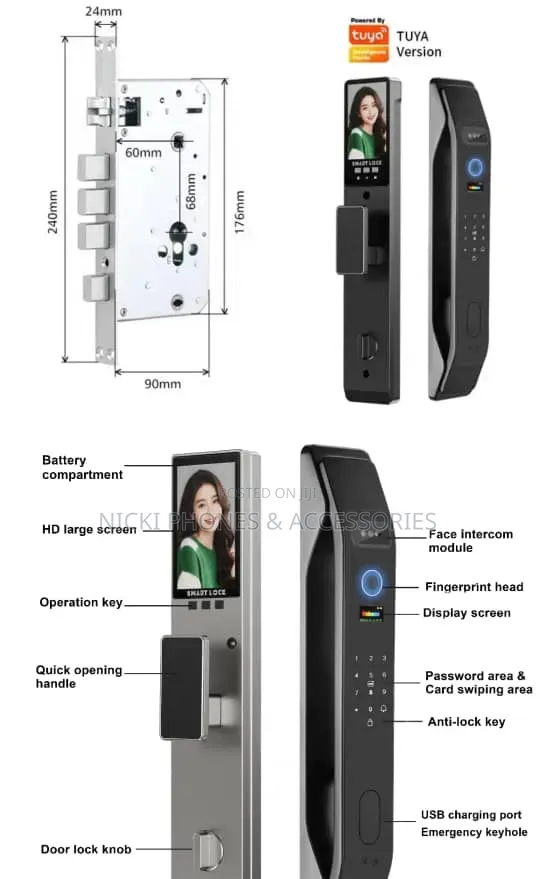 High Tech Security Smart Door Lock